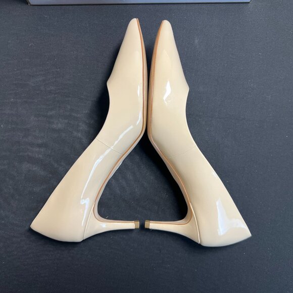 Louise Et Cie Lo-Jordyna 9.5M Nude Odessa Pointed Toe Patent Leather Pumps - Picture 14 of 16